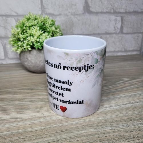 A tökéletes nő receptje bögre