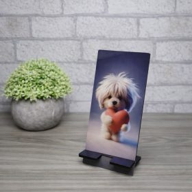   Egyedi fotós asztali telefontartó MDF – saját képpel vagy grafikával